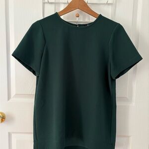 Elegant Dark Green Madewell Top